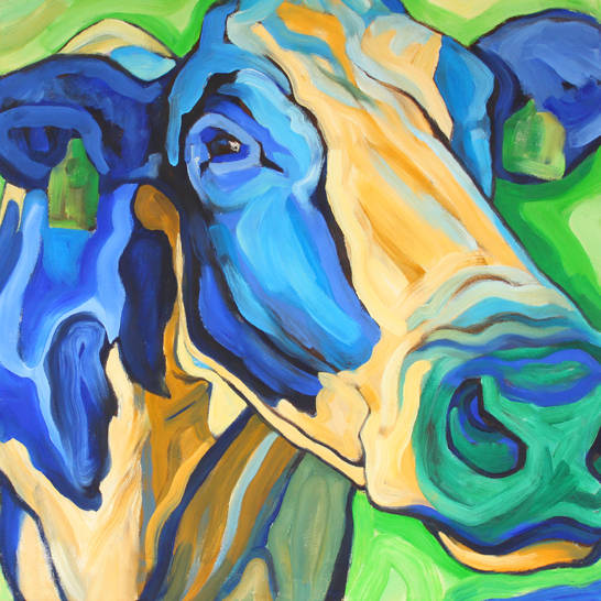„Kühe blau grün (1)"